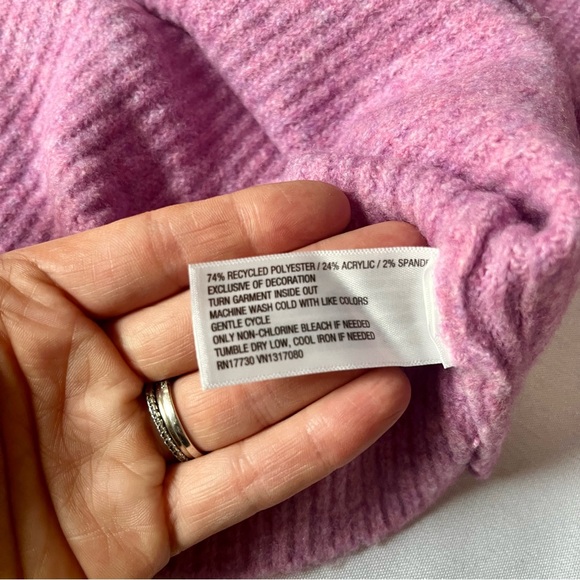 a new day Women's Soft Pink Crew Neck Sweater - Picture 7 of 9